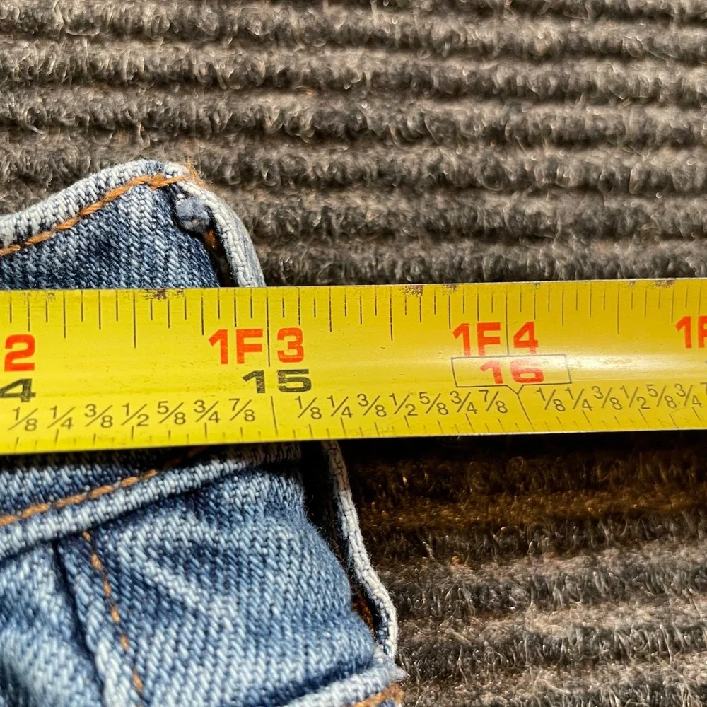 Fashion Nova Womens High Rise Straight Leg Jeans Medium Wash‎ Blue Size 11